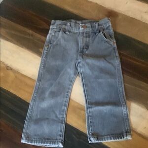 Wrangler Kids Faded Gray Denim Jeans Size 3T